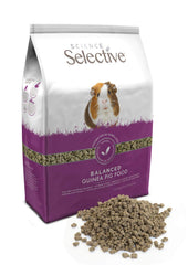 Detalle de la bolsa de 4 kg de Supreme Petfoods Science Selective para cobayas.
