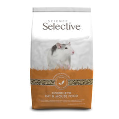 Supreme Petfoods Science Selective, gránulos, textura atractiva para ratas y variedad en la dieta.
