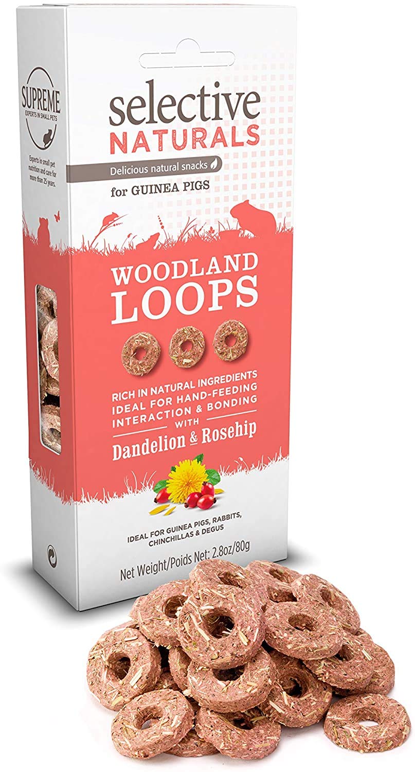 Supreme Petfoods Woodland Loops textura cercana, crocantes y fáciles de masticar.