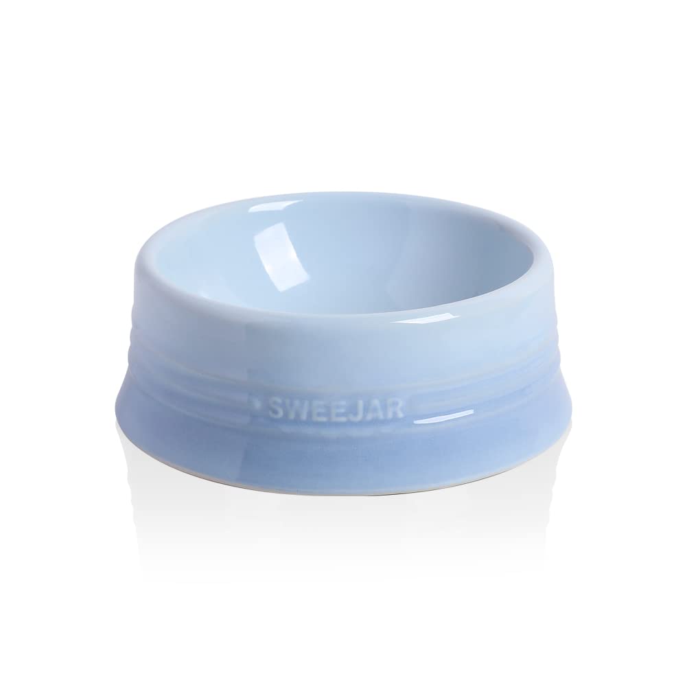 Tazón Sweejjar gradiente azul para perros, estable y duradero para uso diario