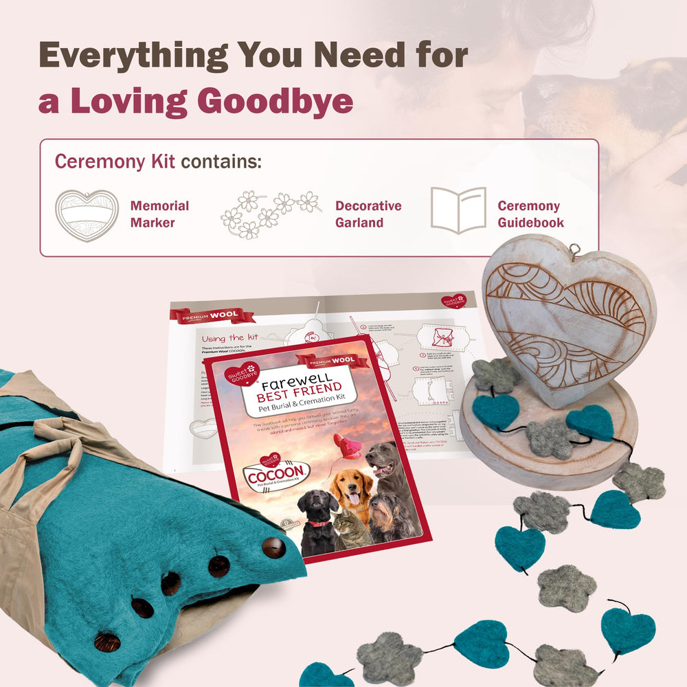 Sweet Goodbye Cocoon etiqueta de nombre para personalizar y honrar la memoria