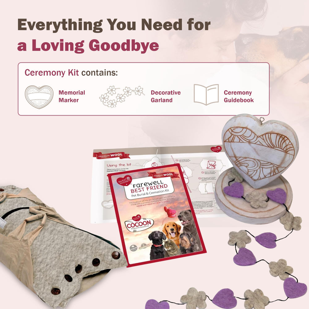 Sweet Goodbye Cocoon: materiales eco, opción de embalaje compostable