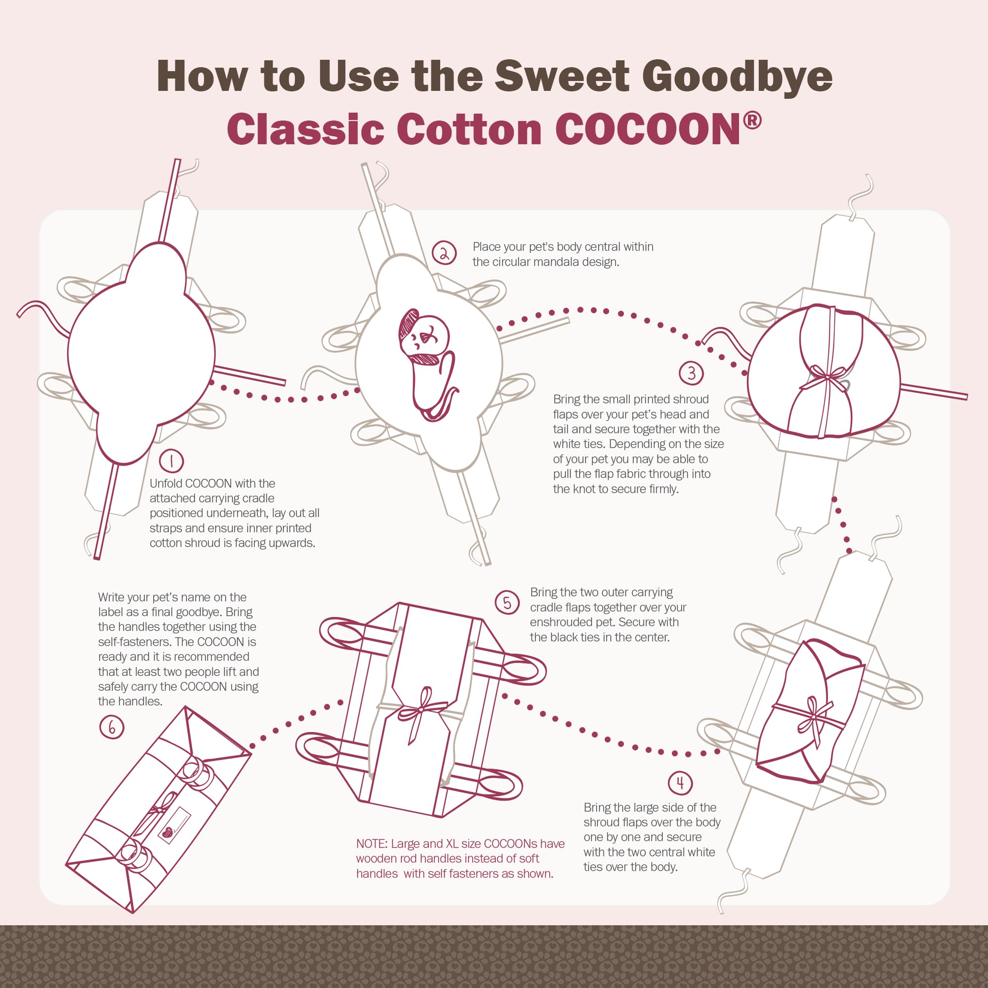 Sweet Goodbye: adecuado para mascotas de varios tamaños, desde pequeños hasta grandes