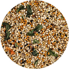 Sweet Harvest ingredientes seleccionados semillas, señal de calidad nutricional.