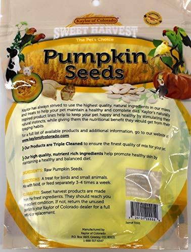 Sweet Harvest semillas crudas para aves, snack natural y saludable