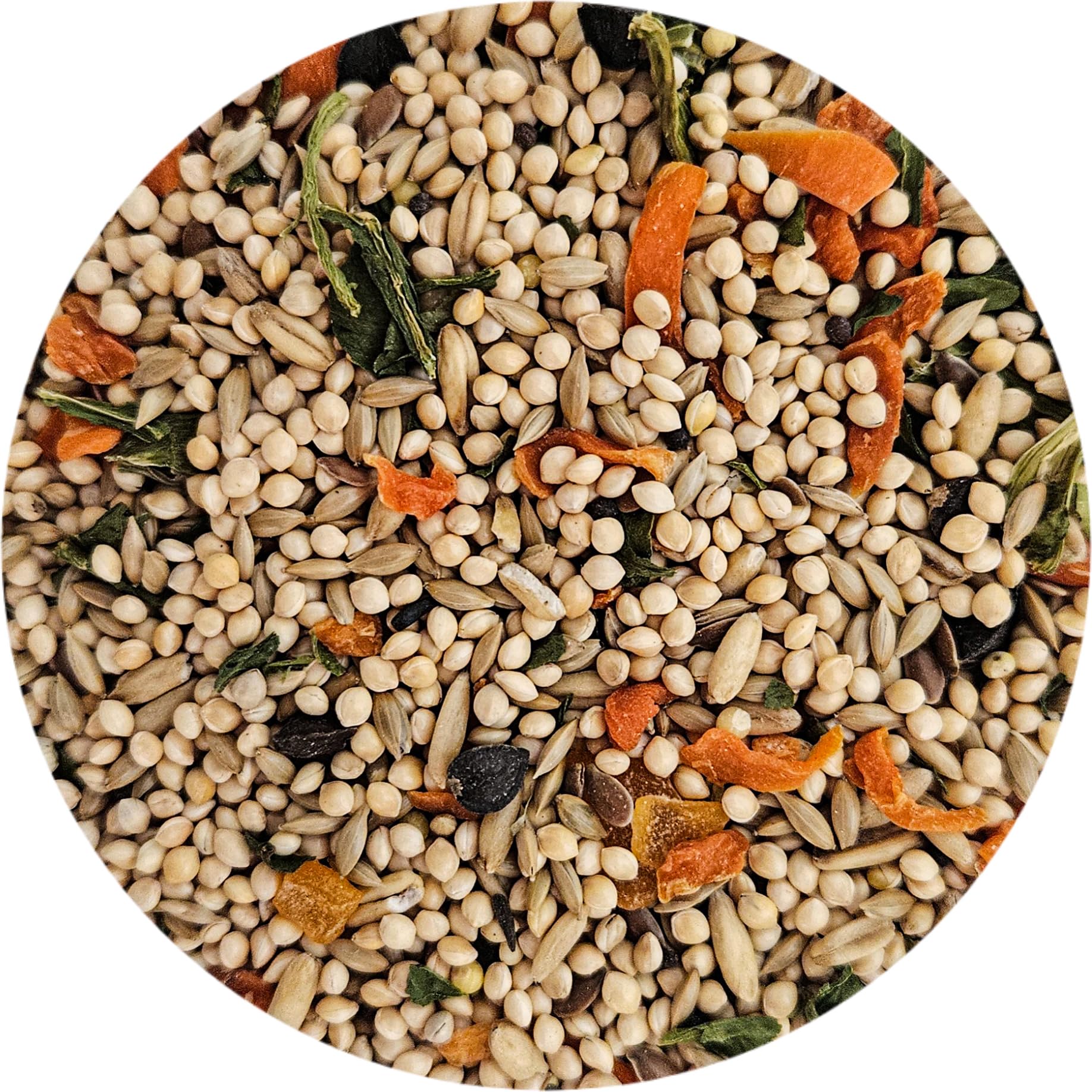 Sweet Harvest, verduras deshidratadas para periquitos, sabrosas y nutritivas para su apetito.