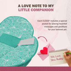 Sweet Goodbye Cloud: materiales ecológicos, kit sostenible para despedida.