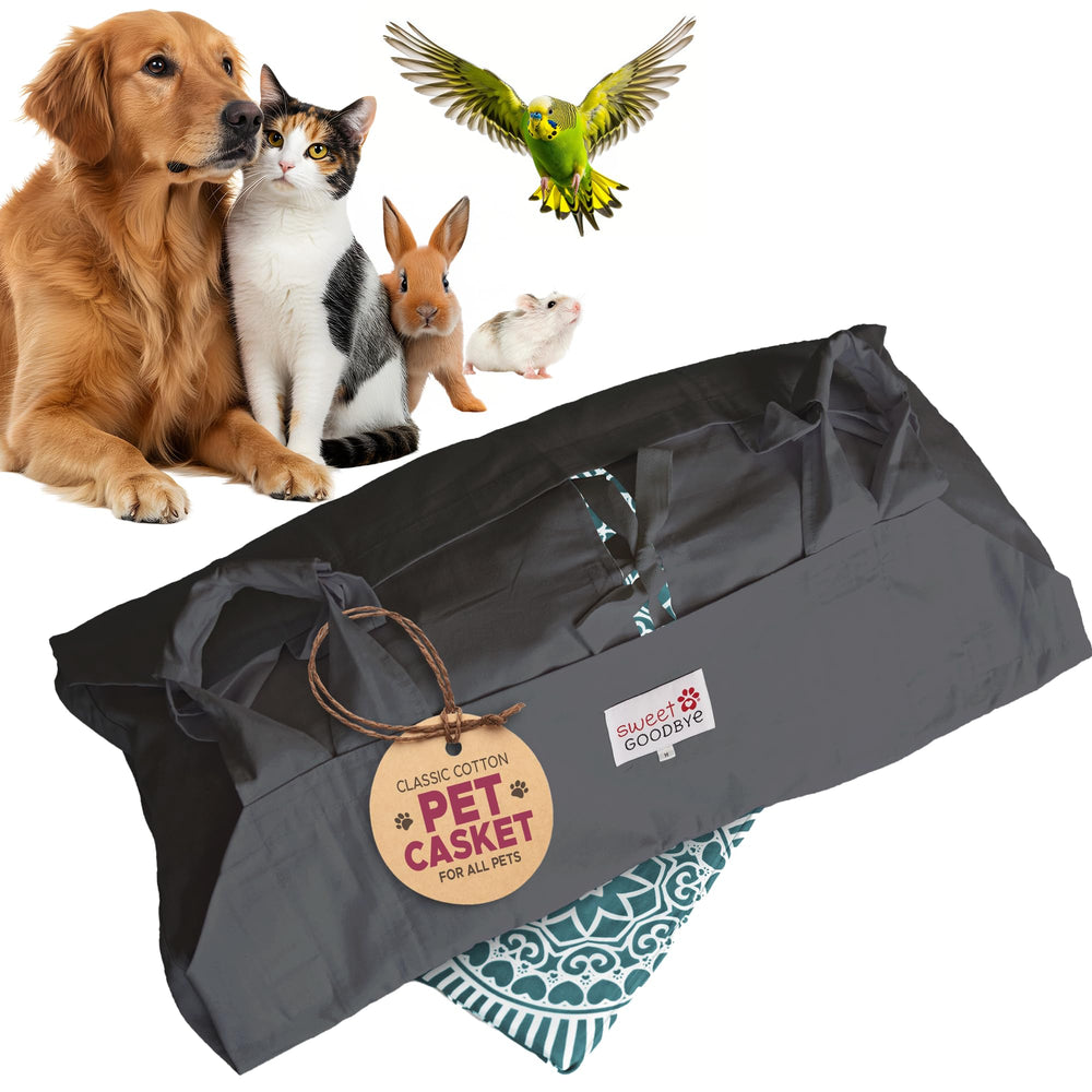 Sweet Goodbye Cocoon: cobertor suave de algodon para envolver a tu mascota con calidez.
