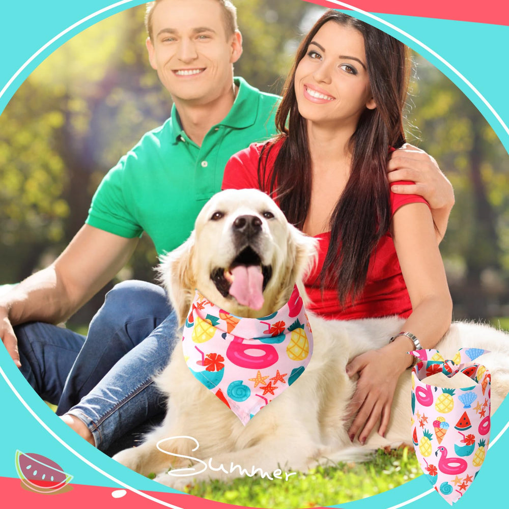 Bandanas Sweetude con motivos de fruta, versátil como pañuelo o accesorio.