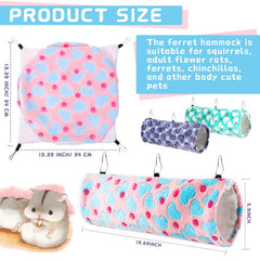 Sweetude tunel-ferret-50x15 cm refugio suave para juego