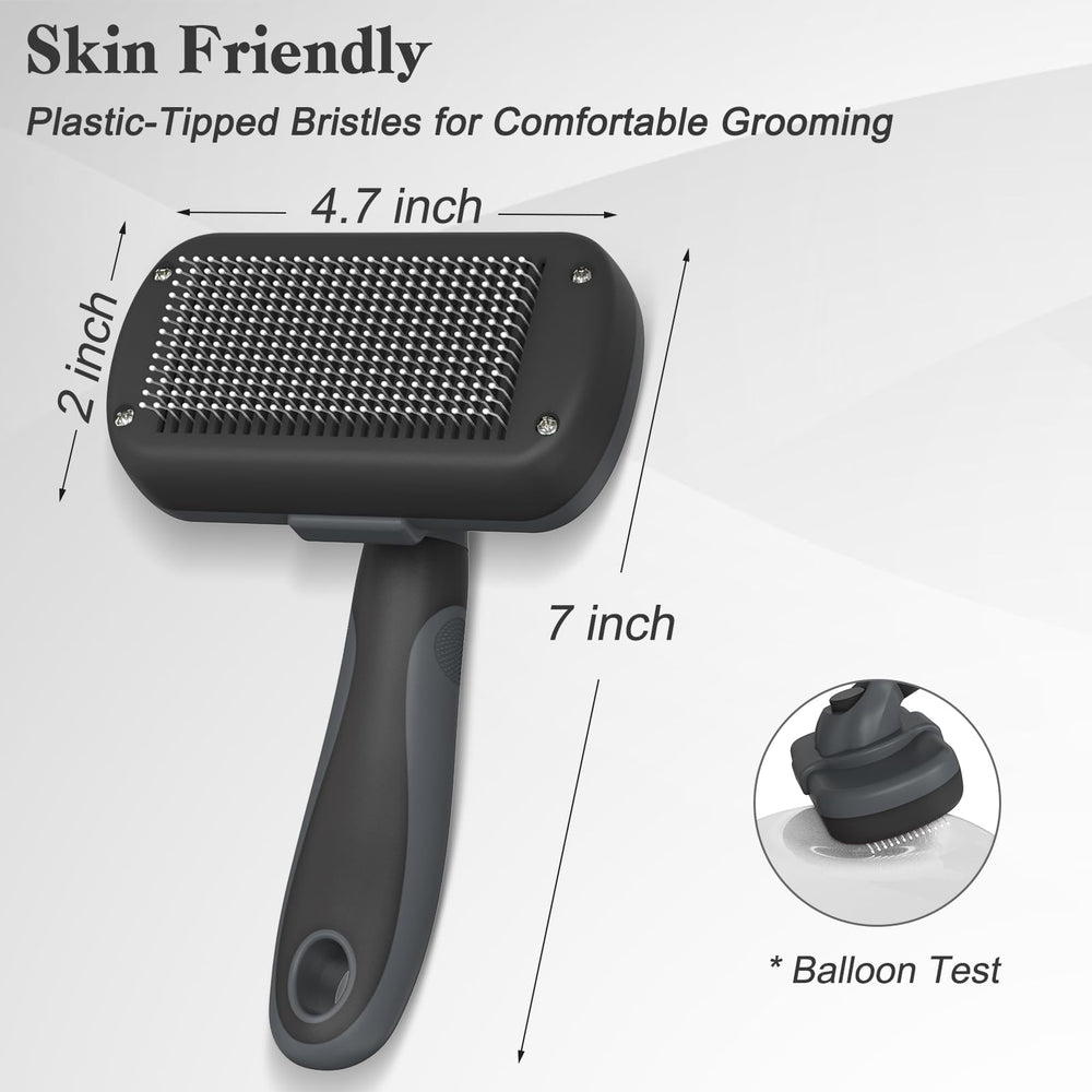 Swihauk cepillo con boton liberacion para limpieza facil