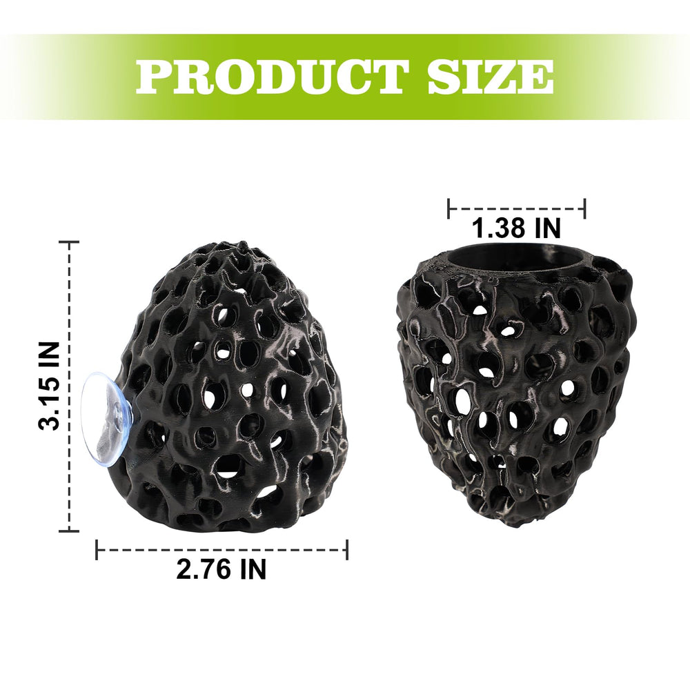Swirge domo acuario ornamento: crea un punto focal natural en su pecera.