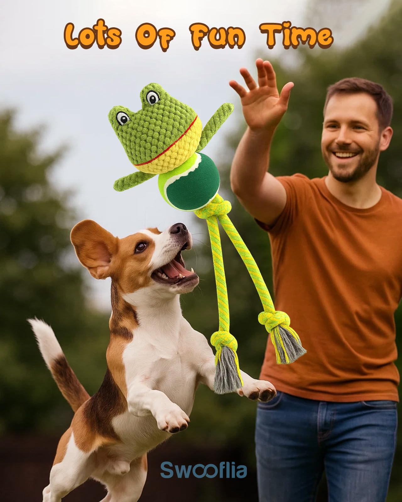 Swooflia promueve interacción activa y fortalecimiento del vínculo entre tú y tu perro.