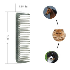 SXYH peine metálico compacto para melena de caballo, desenreda con suavidad.