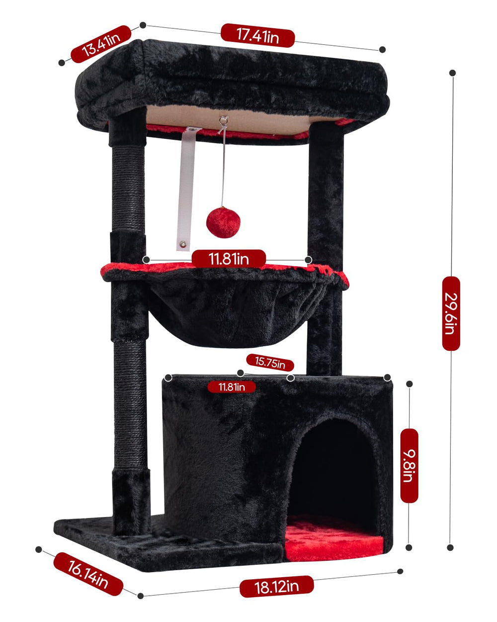 SYANDLVY dos-postes-rascadores-sisal-natural: afianza el bienestar de las uñas del gato