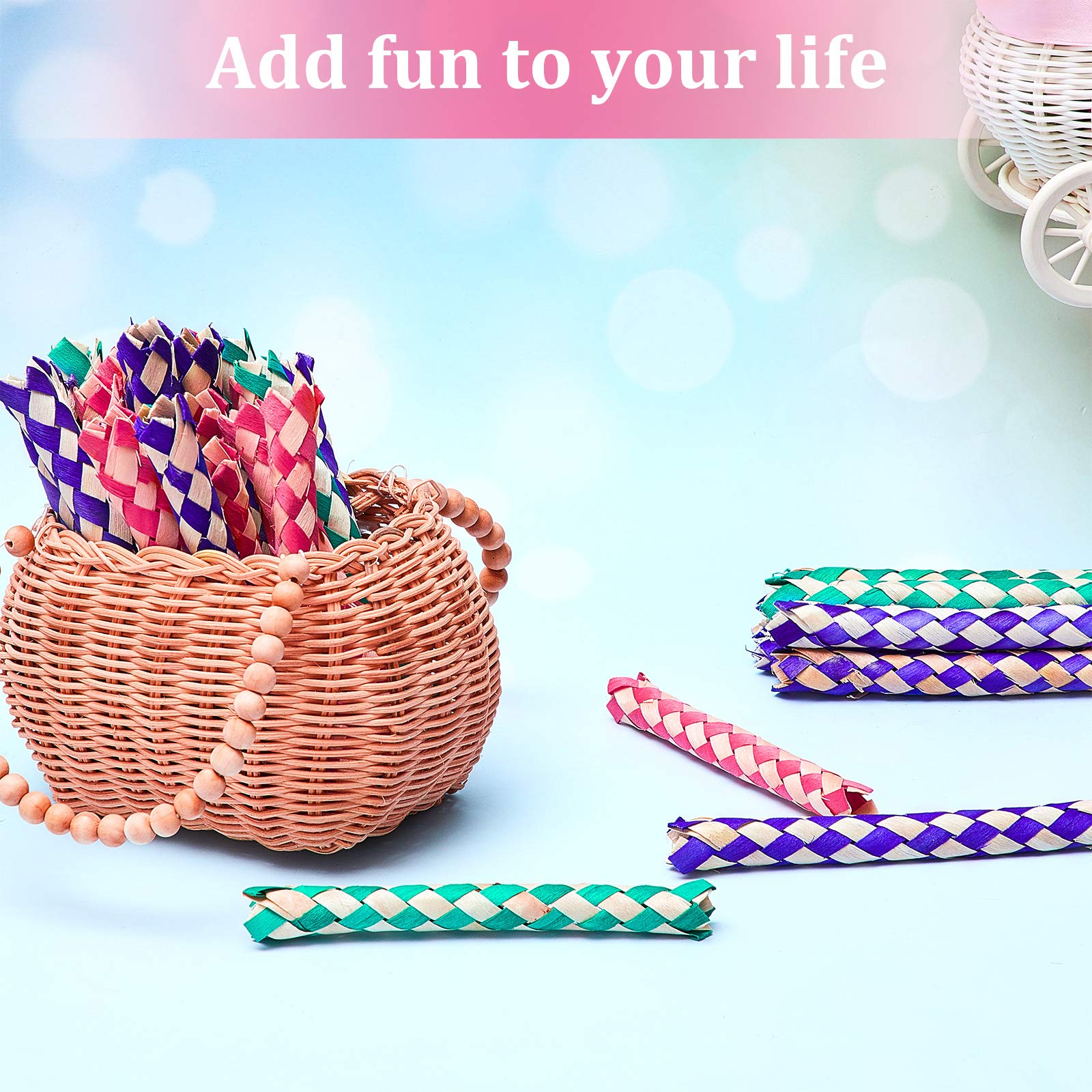 Favors de fiesta Syhood, trampas de dedos de bambú para regalos.