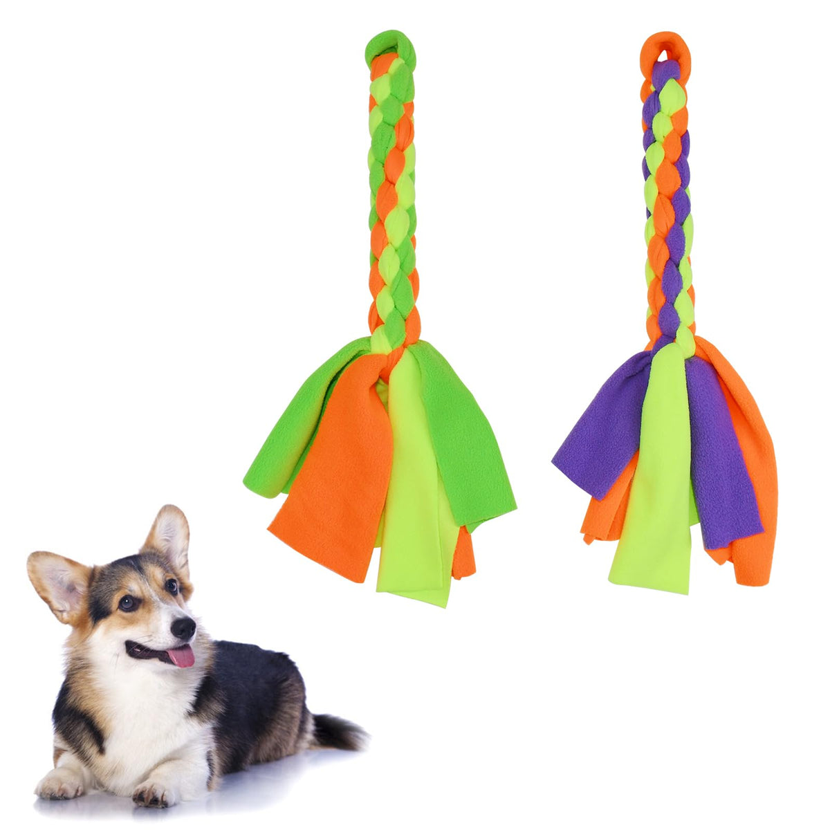SYOOY cuerda de felpa para perro, atractiva para juego y masticación