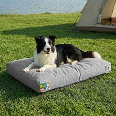 Sytopia cama para perro exterior en lona indestructible, ideal para patios.