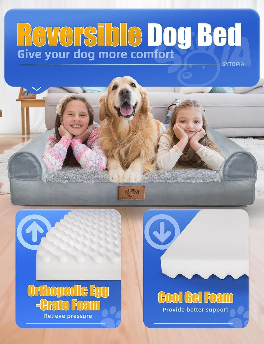 Cubre impermeable de Sytopia para proteger la espuma y facilitar limpieza.