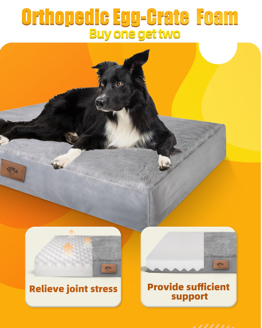 Funda impermeable y desmontable de Sytopia para limpieza fácil.