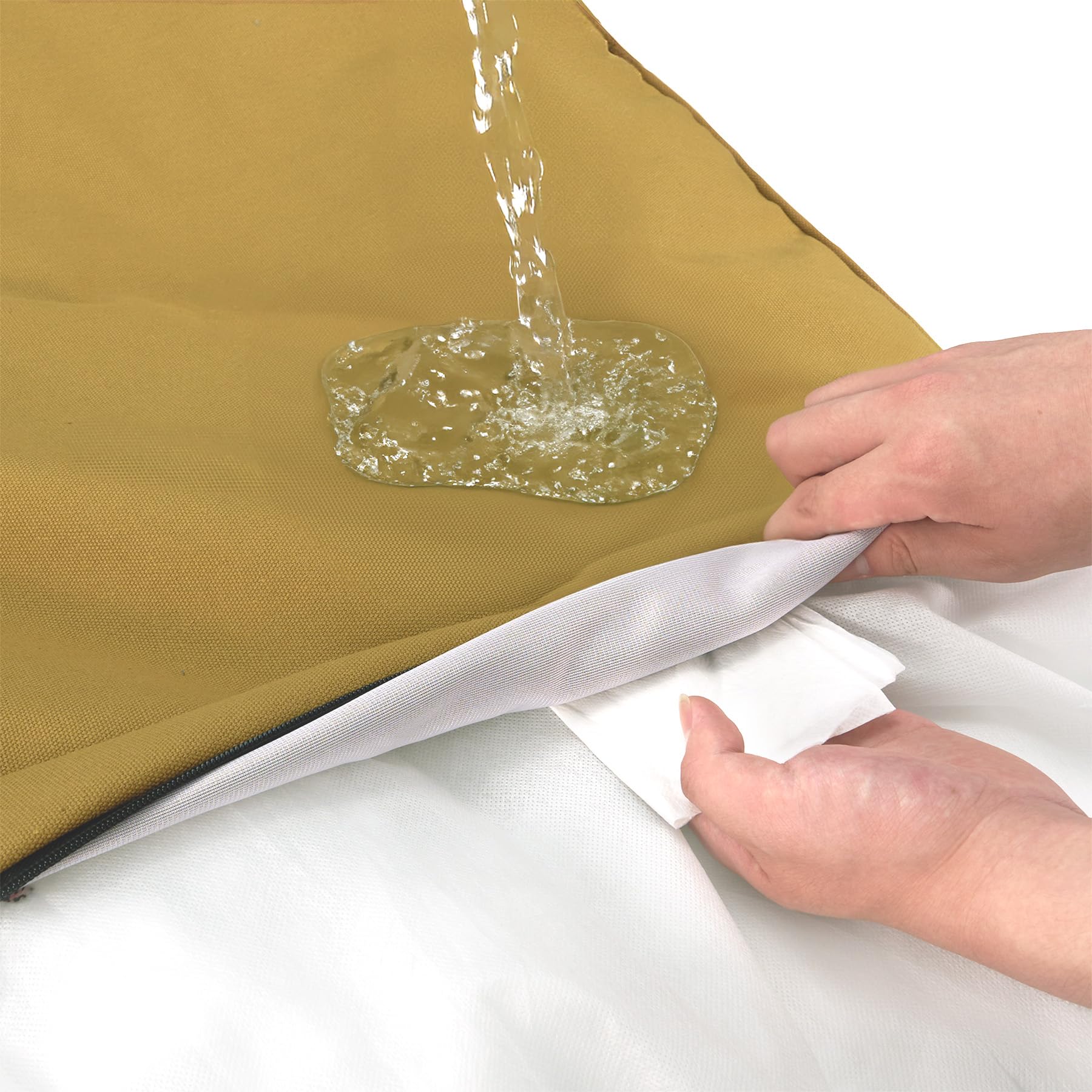 Funda removible e impermeable de Sytopia para lavados rápidos