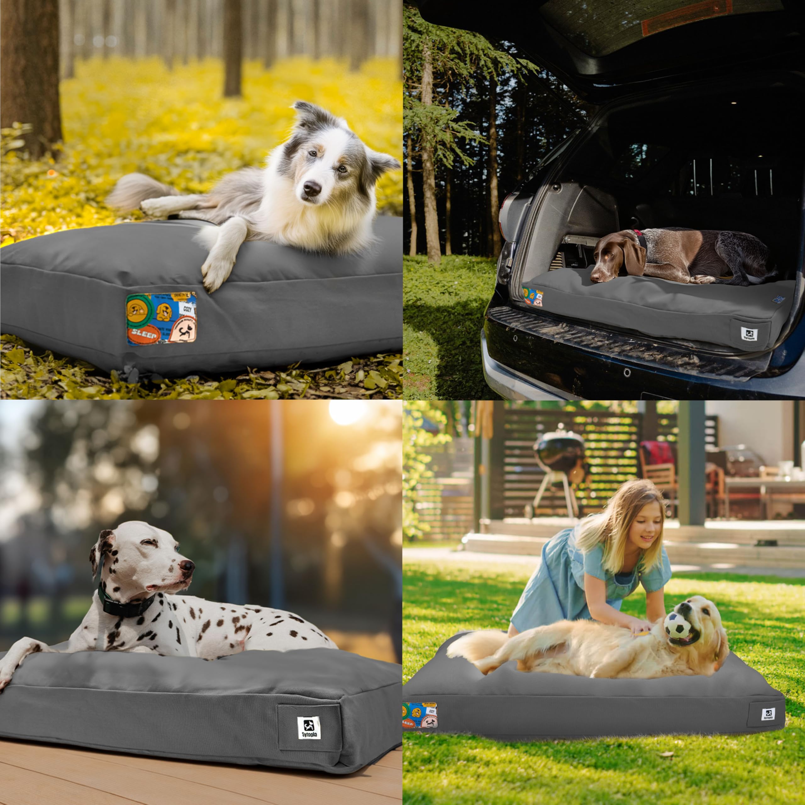 Uso interior o exterior con Sytopia, durabilidad y comodidad.