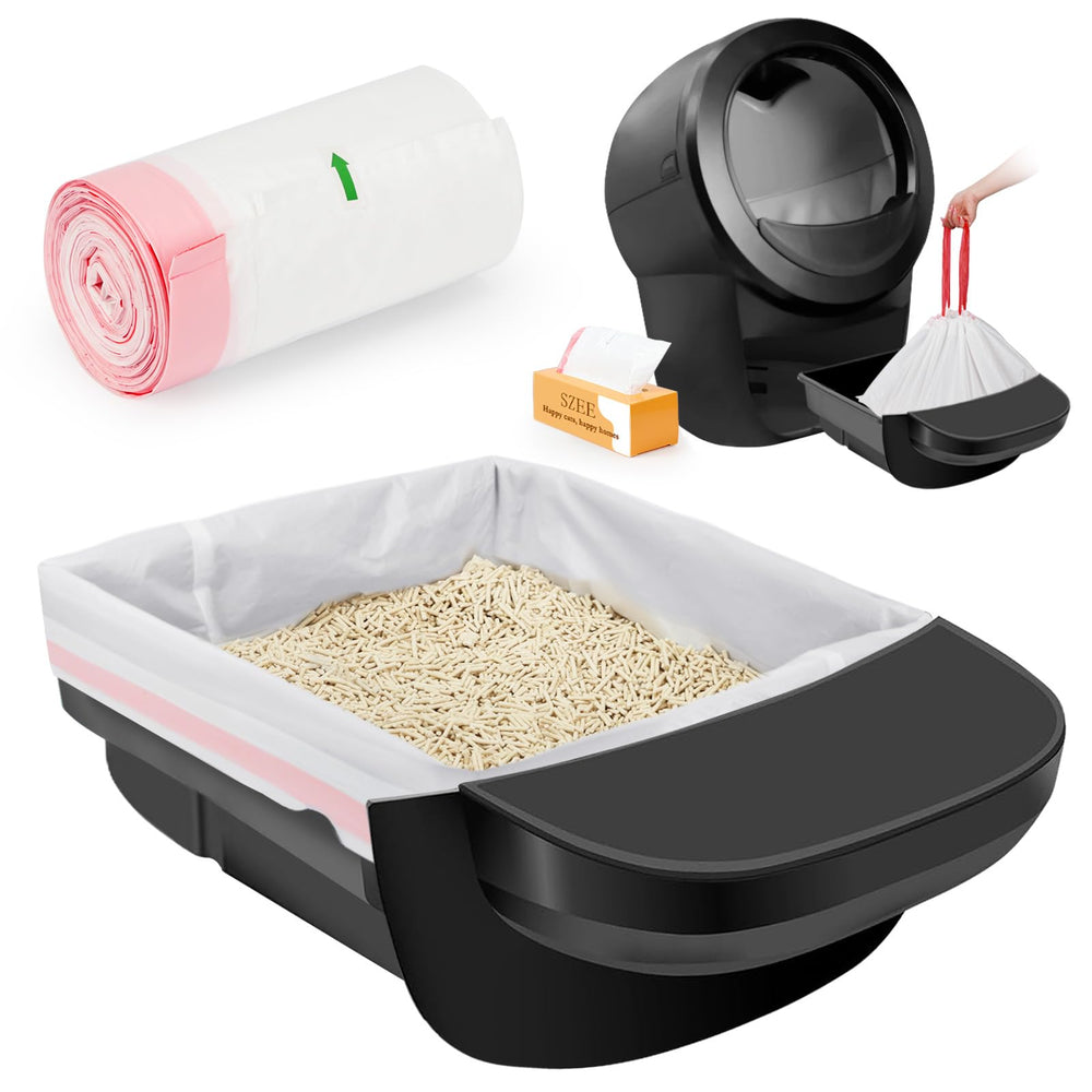SZEE bolsas en empaque compacto para guardar junto a la caja de arena