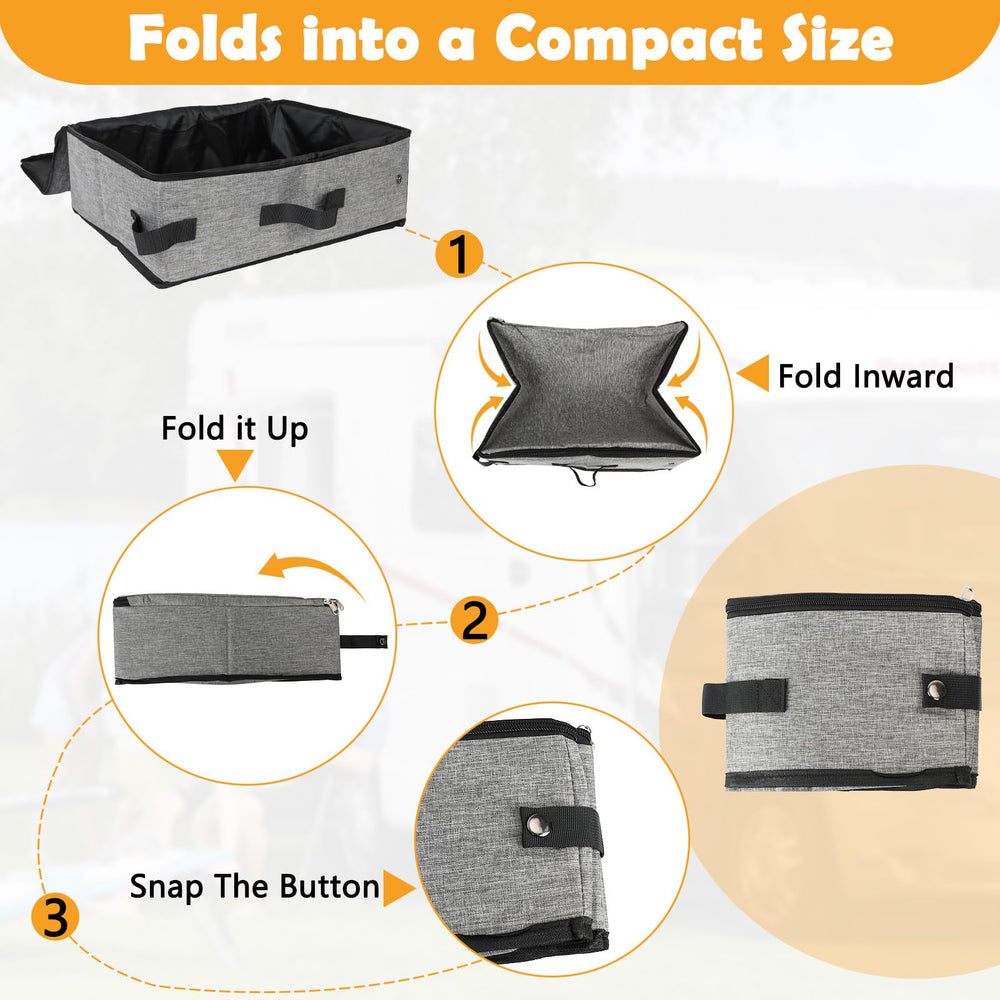 SZEE caja de arena con exterior Oxford resistente e interior impermeable