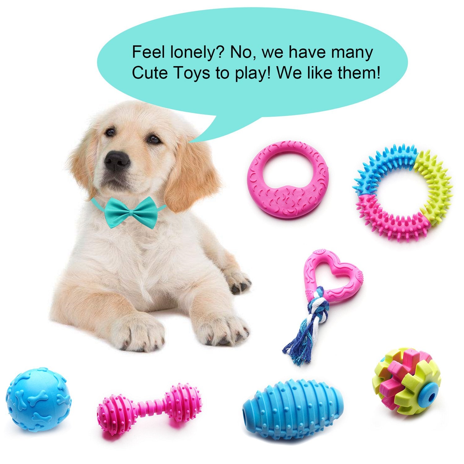 SZKOKUHO juguete cuerda para cachorro ideal para tirar y morder