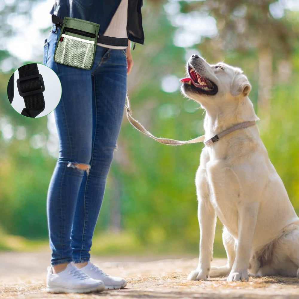 SZO uso en parque para obediencia con premios, manos libres.