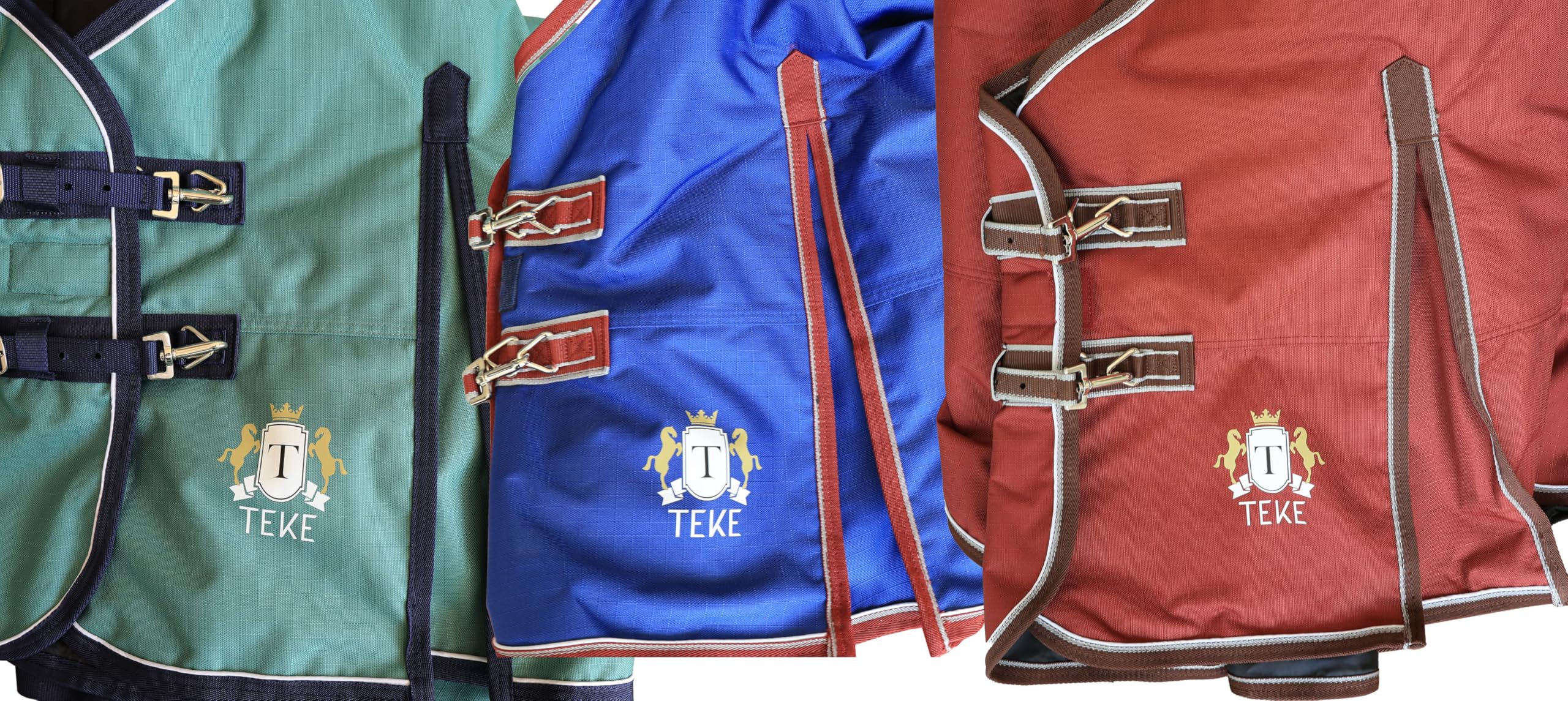 T TEKE Deluxe Manta Exterior, correas elásticas para las patas, mayor movilidad.