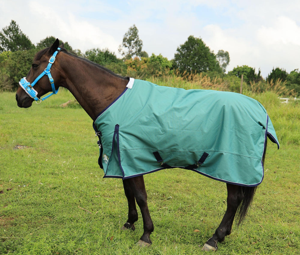 Forro de nylon seda suave que cuida el pelaje del caballo