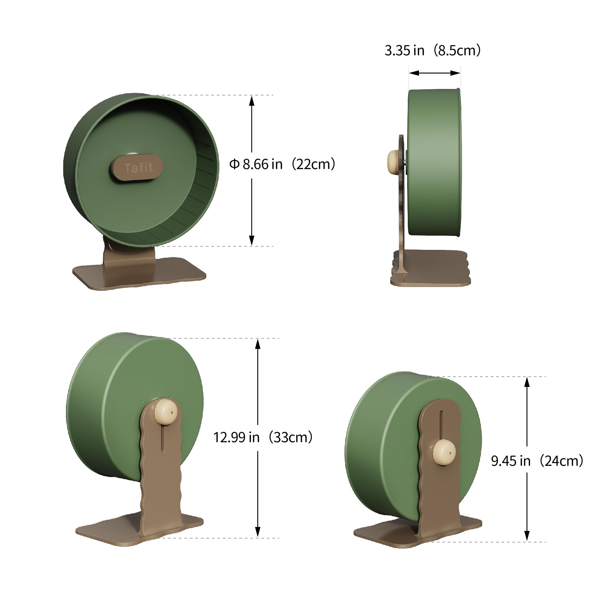 Material ABS duradero Tafit, resistente a mordiscos de mascotas.
