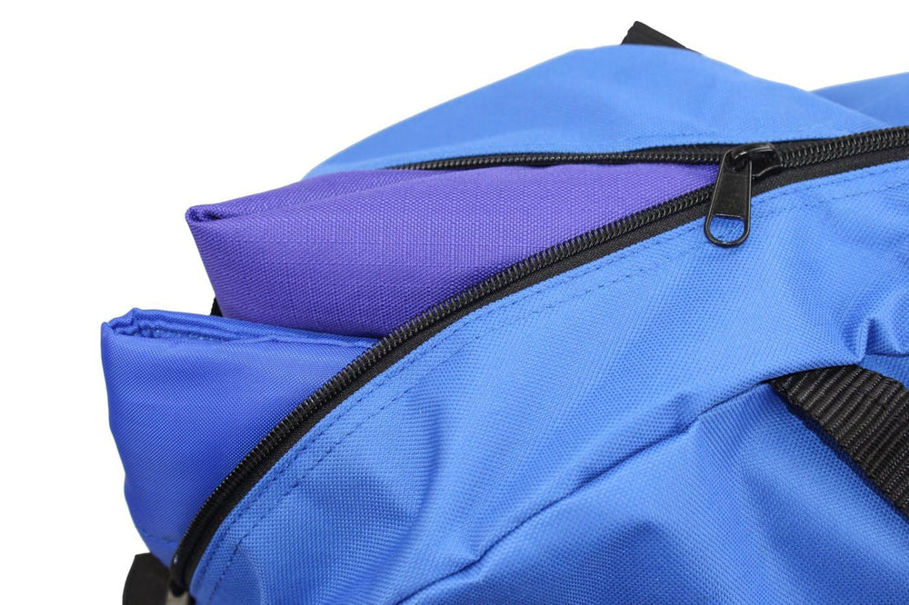 Tahoe Tack bolsa porta-cuerdas dimensiones 19 pulgadas de diámetro por 5 de ancho para almacenamiento compacto.