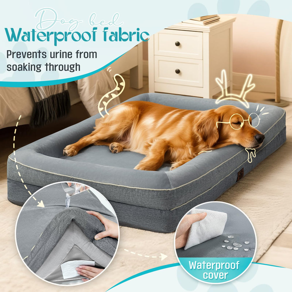 TaiBest cama con rebordes elevados para mayor confort y abrazo.