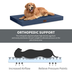 Tail Stories Cama grande con funda desmontable lavable, limpieza rápida