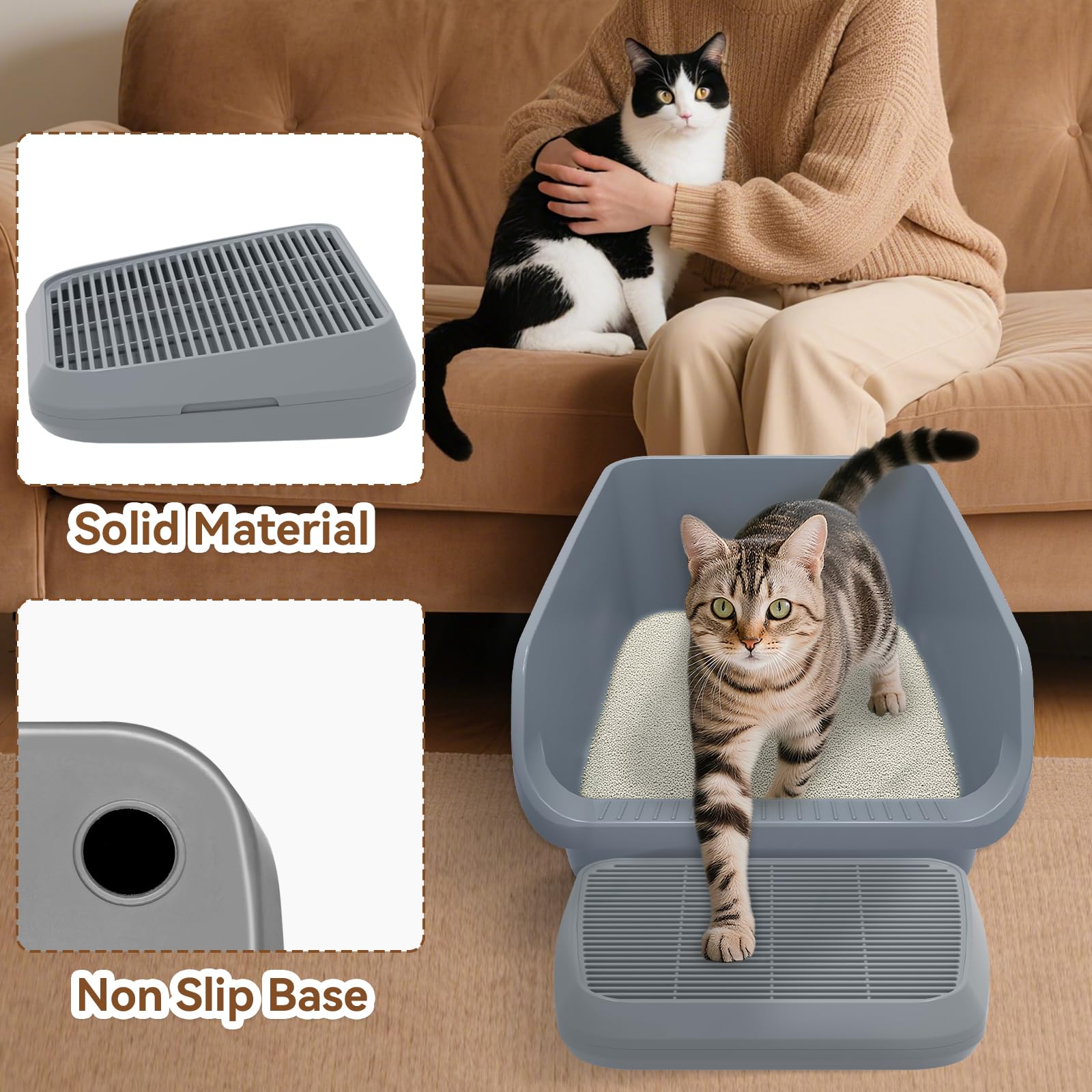 TAILRYTH escalones para gatos mejora estabilidad y tranquilidad diaria.