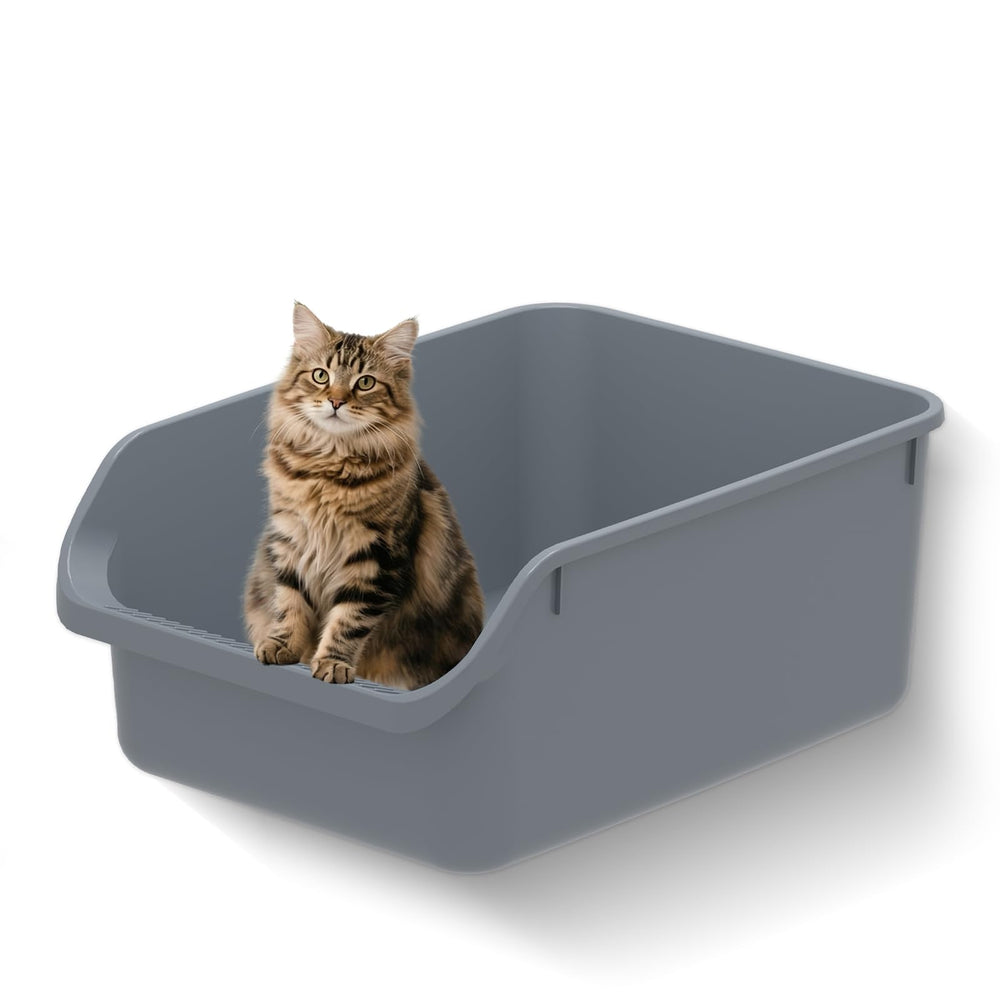 TAILRYTH caja de arena con entrada baja, ideal para gatitos y gatos mayores.