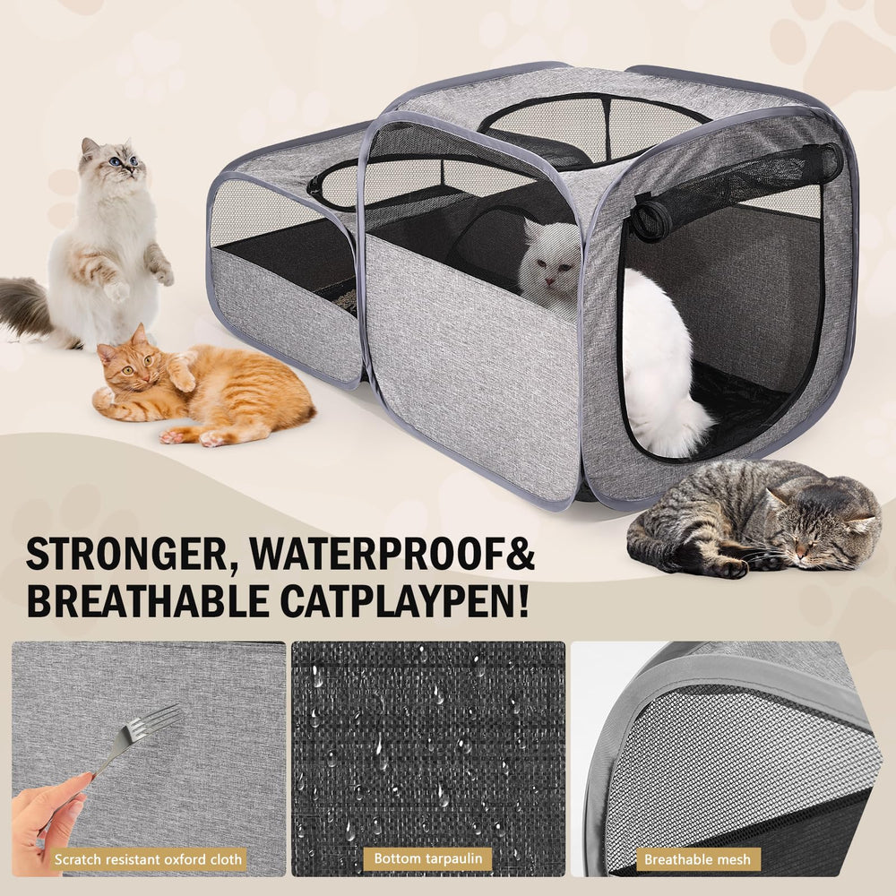 TailTastic espacio amplio para gatos, conejos y perros pequeños