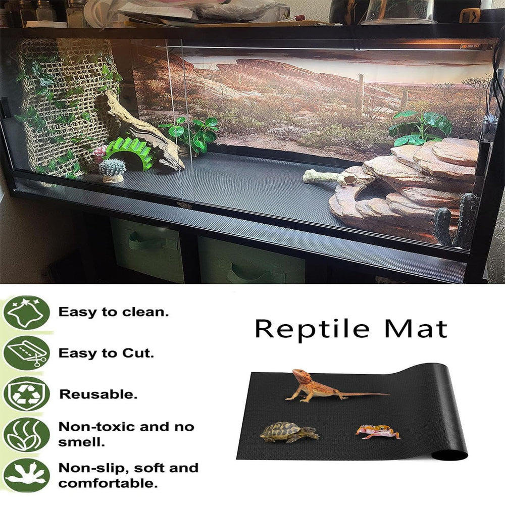 TankMatDecor hamaca para dragón barbudo, rincón cómodo para descansar y explorar.