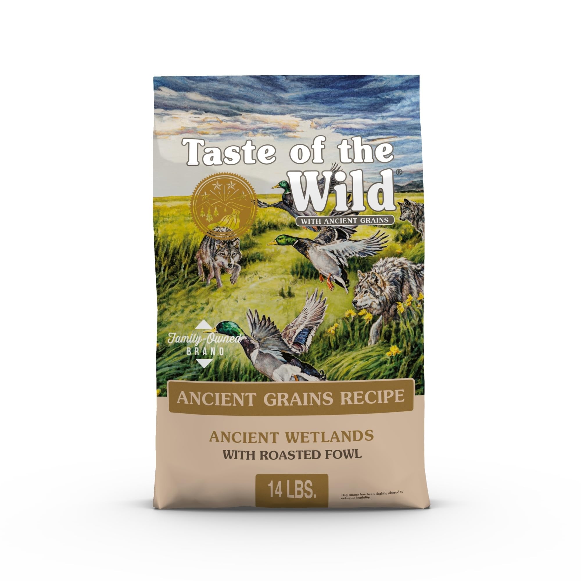 Taste of the Wild Ancient Wetlands codorniz rostizada, proteína de alta digestibilidad para perros activos