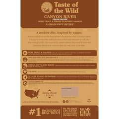 Taste of the Wild Canyon River sin granos con patatas para energía diaria