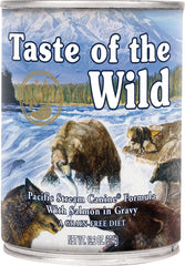 Taste of the Wild Pacífico Stream con salmón en salsa para perros, omega-3.