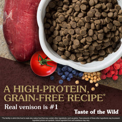 Taste of the Wild Venado Pine Forest, proteína alta para músculos fuertes y energía