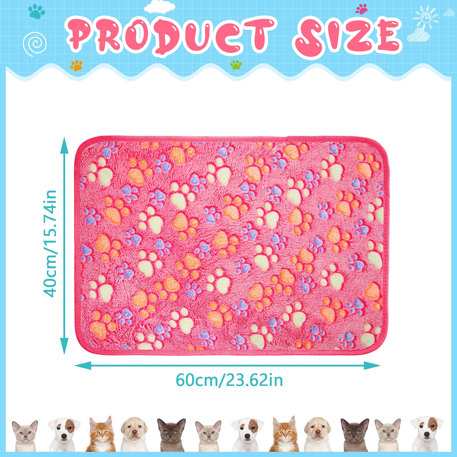 Tatuo couverture chien tissu coral velours rose, protège canapé et lit.