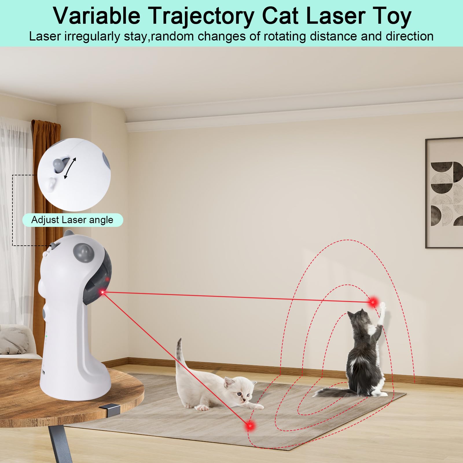 TBTeek gato juguete - 5 patrones para mantener la curiosidad y juego interactivo.