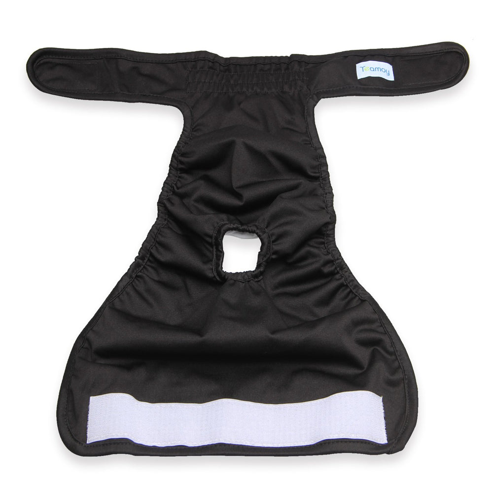 Teamoy panales para perra femenina: microfibra absorbente de dos capas.