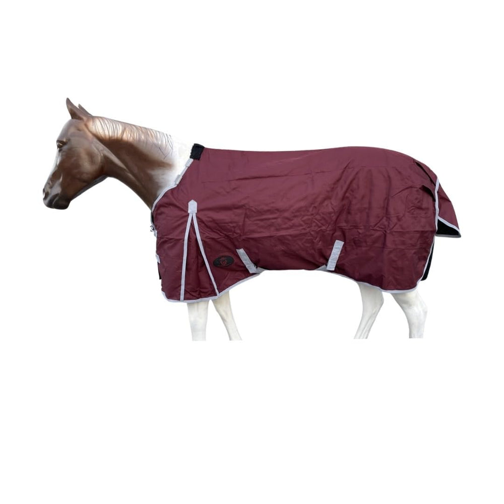 Tech Equestrian cobertor impermeable de lluvia 1200D protege al caballo de salpicaduras y viento.