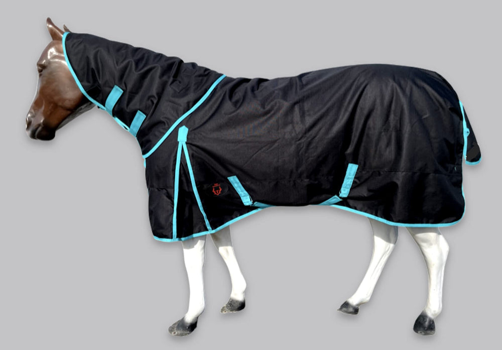 Tech Equestrian Rain Sheet capucha desmontable para protección contra la lluvia