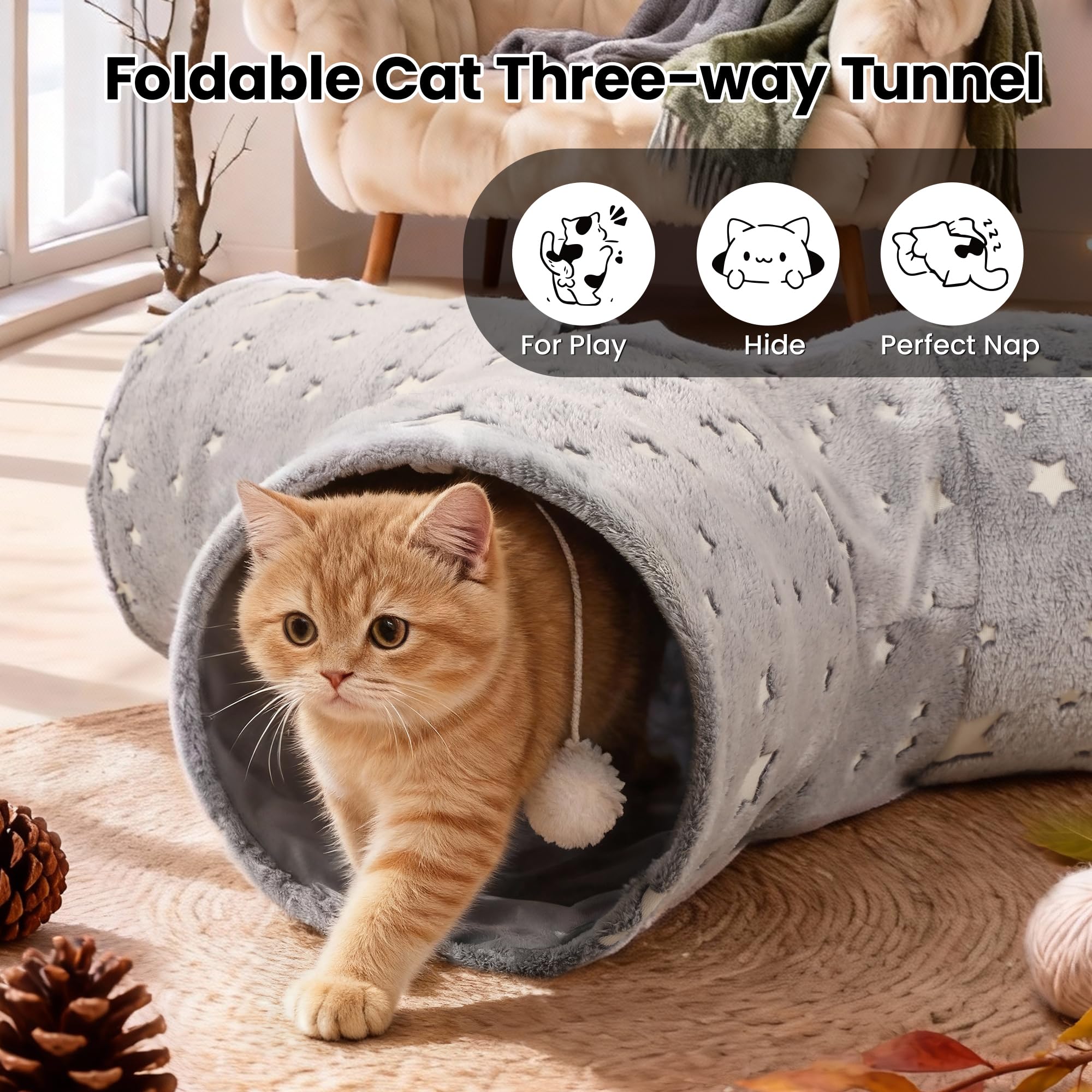 Tempcore juego interactivo de gatos, fomenta actividad diaria y ejercicio suave.